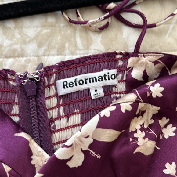 Reformation Marguerite Silk Dress - Picture 7 of 8